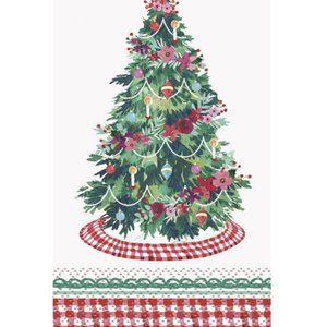 Pioneer Woman Christmas Pine Paper Guest Napkins, 7.75in x 4.5in, 48ct